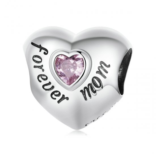 Charm estilo Pandora Forever Mom - BSC562-PK - Haga click en la imagen para cerrar