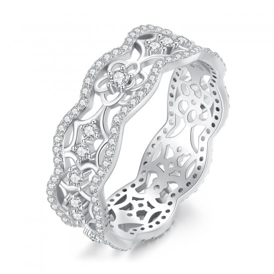 Anillo de estilo Pandora Simple Dulce Hojas de Otoño - BSR444 - Haga click en la imagen para cerrar