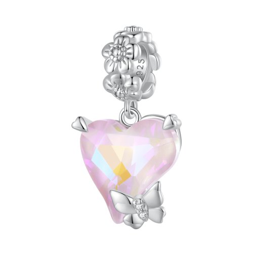 Estilo Pandora Charm de Mariposa Mocha - BSC809
