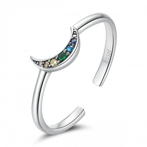 Anillo abierto estilo Pandora Shine The Moon - SCR778