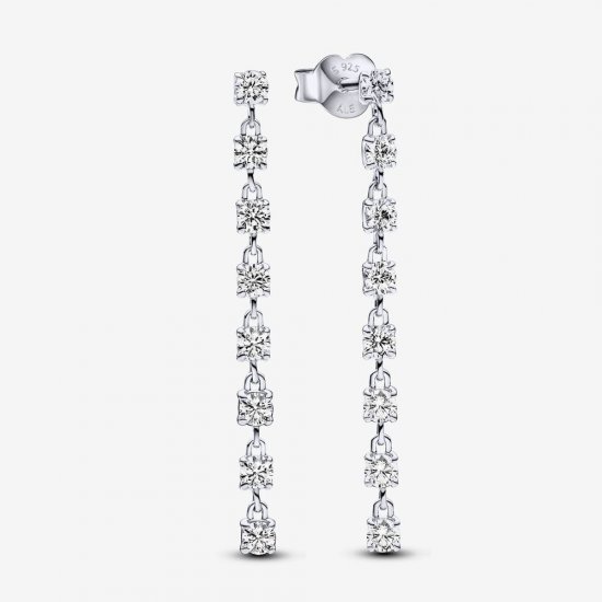Pedientes Colgante Pandoras Ocho Gemas Brilantes - 293159C01 - Haga click en la imagen para cerrar