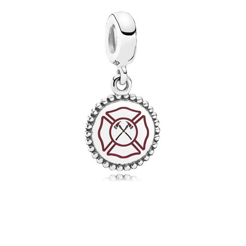 Charm colgante en plata de ley Bombero PANDORA