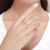 Anillo de plata estilo Pandora con gatos enamorados - SCR341