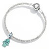 Pulsera estilo Pandora con colgante de Mano de Fátima - BSC593