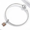 Pendiente de Mariquita Delicada al estilo Pandora - SCC2179