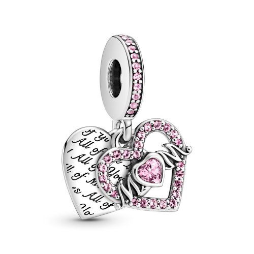 PANDORA Corazón y colgante de mamá - 799402C01