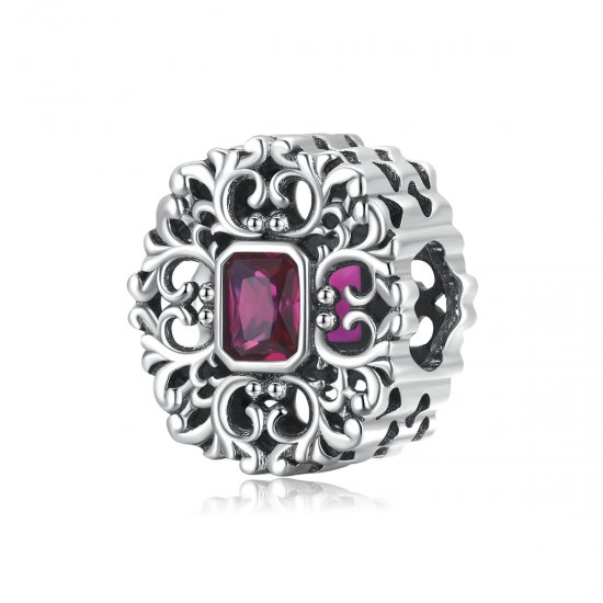 Estilo Pandora Retro Patrón - Encanto de Circonio - SCC2152 - Haga click en la imagen para cerrar