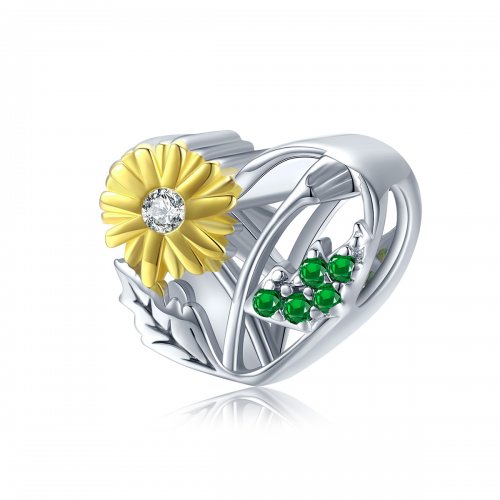 Charm estilo Pandora con diseño de Margarita - BSC284