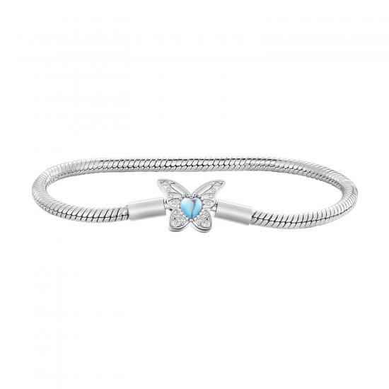 Pulsera de mariposa estilo Pandora - BSB113 - Haga click en la imagen para cerrar