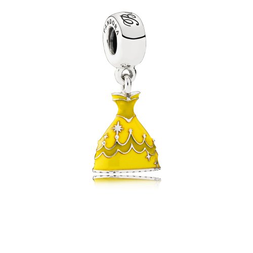 Charm colgante en plata de ley Vestido de Bella - PANDORA