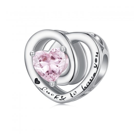 Charm de Agradecimiento con Estilo Pandora - BSC921 - Haga click en la imagen para cerrar