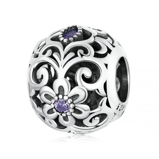 Charm estilo Pandora con patrón clásico - SCC2183 - Haga click en la imagen para cerrar