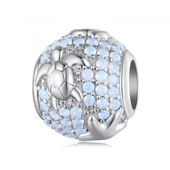 Encanto espaciador con diseño de escamas de pez al estilo de Pandora - BSC875 - Haga click en la imagen para cerrar