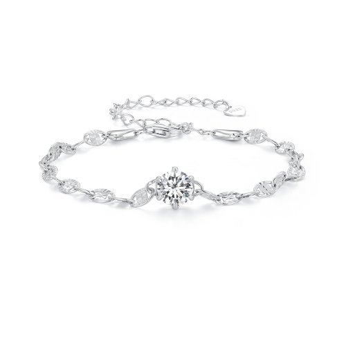 Pulsera de cadena fina con Zirconia estilo Pandora - BSB142