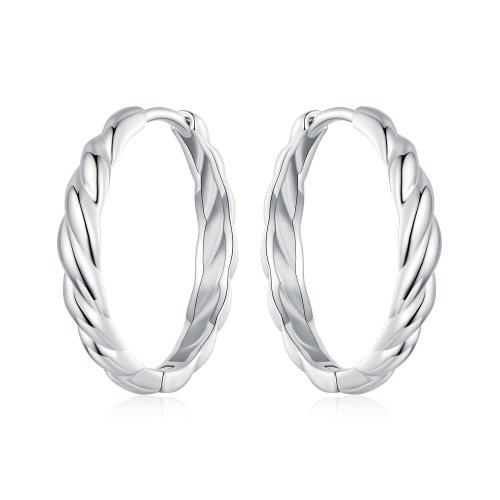 Pendientes metálicos con diseño de estilo PANDORA - BSE1024-L