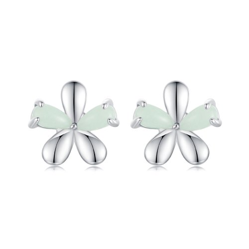 Pendientes de flores luminosas estilo PANDORA - SCE1714