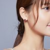 Pendientes de Botón Estilo Pandora de Plata con Elfos de Jardín - SCE917