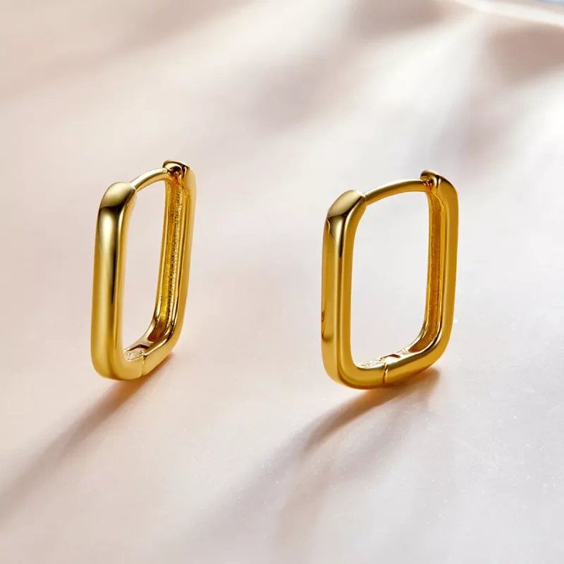 (imagen para) Aretes estilo Pandora con aros franceses - BSE478-B - Ver 2