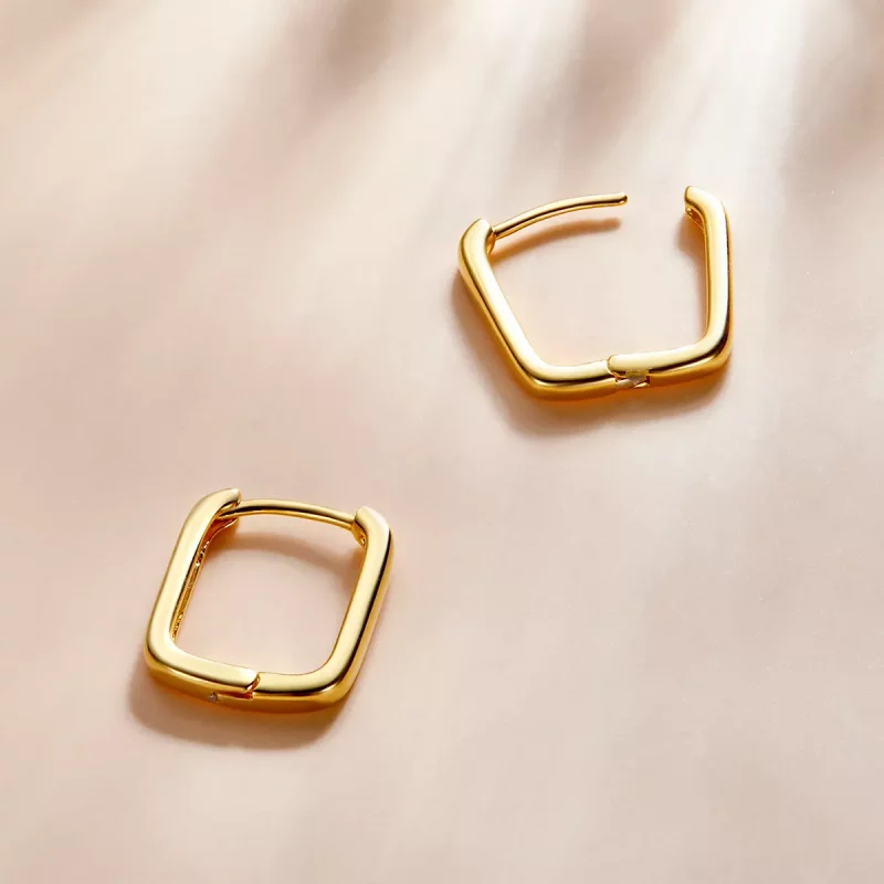 (imagen para) Aretes estilo Pandora con aros franceses - BSE478-B - Ver 4