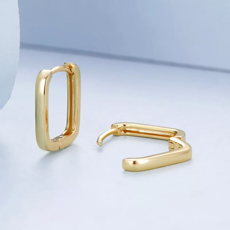 (imagen para) Aretes estilo Pandora con aros franceses - BSE478-B - Ver 9