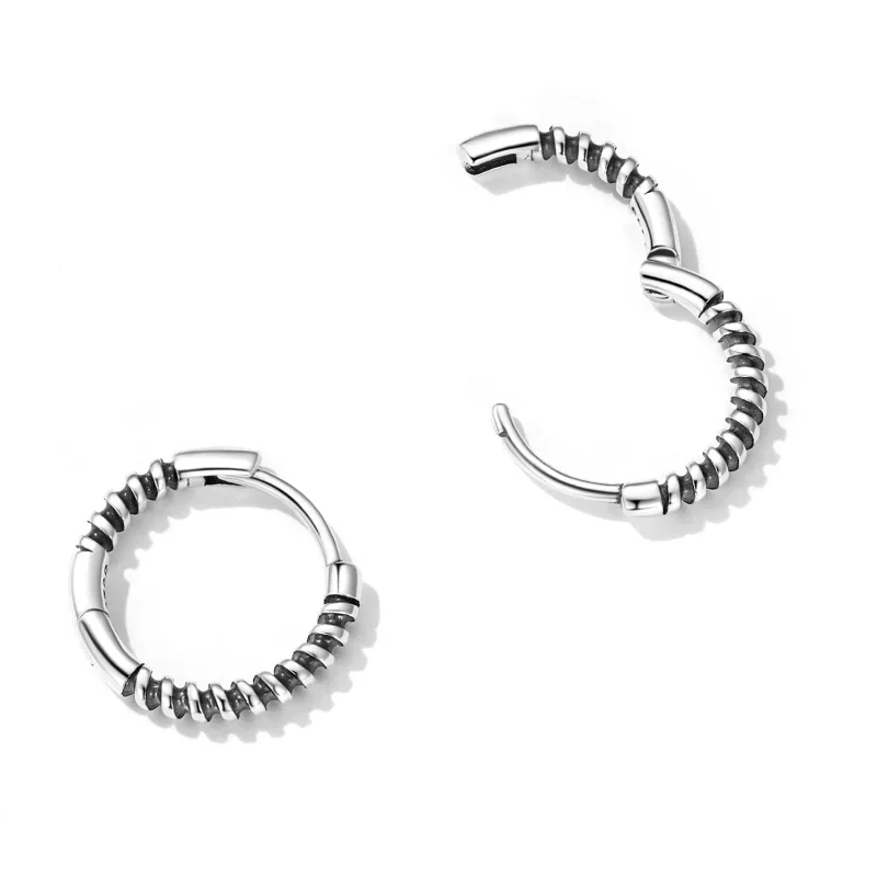 (imagen para) Aretes estilo Pandora con hilo simple - SCE1423 - Ver 3