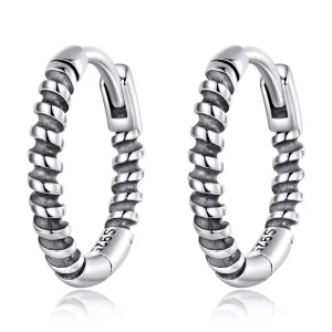 (imagen para) Aretes estilo Pandora con hilo simple - SCE1423