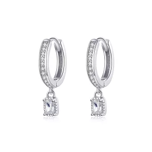 (imagen para) Aros de Amor con Circonitas al Estilo Pandora - BSE157