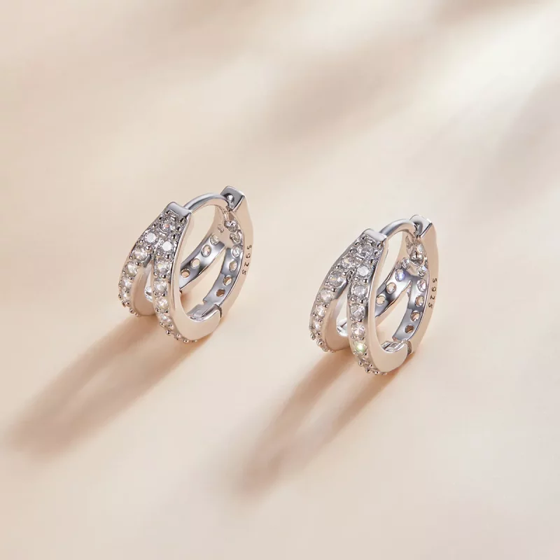 (imagen para) Estos aretes estilo Pandora para mujer moderna - SCE1187-A - Ver 2