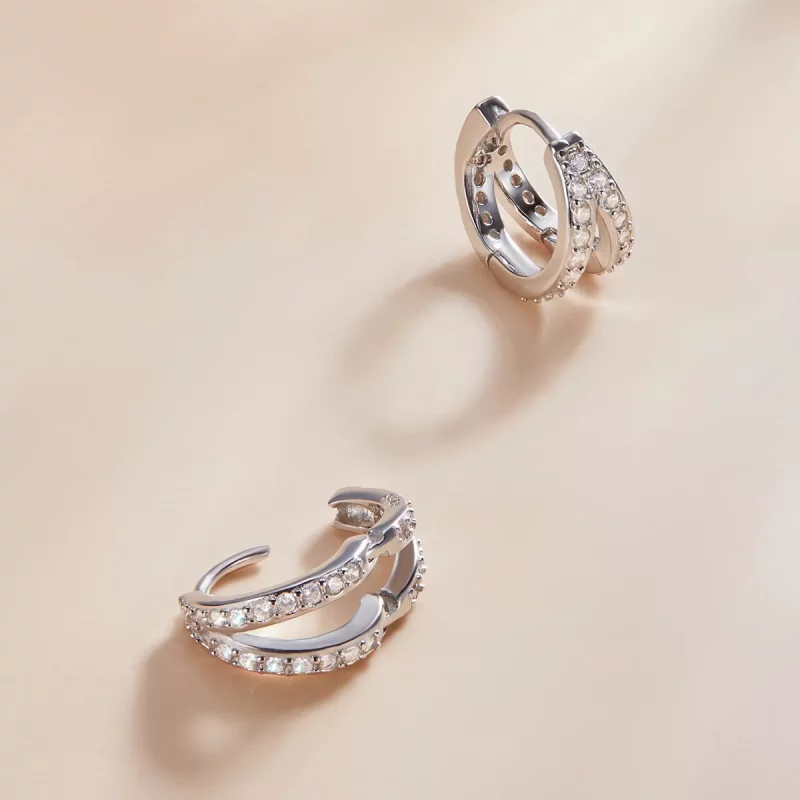 (imagen para) Estos aretes estilo Pandora para mujer moderna - SCE1187-A - Ver 3