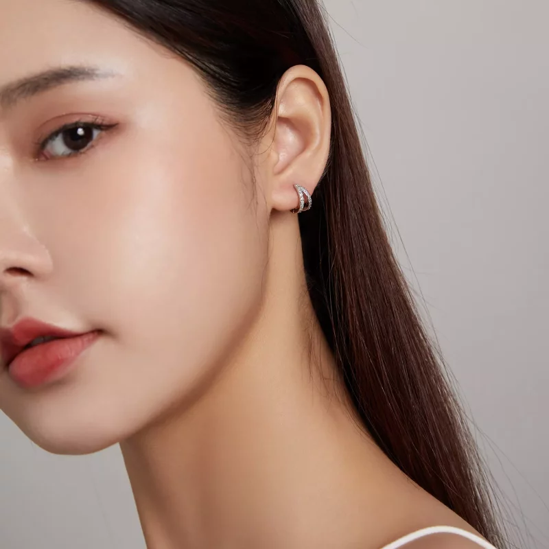 (imagen para) Estos aretes estilo Pandora para mujer moderna - SCE1187-A - Ver 5