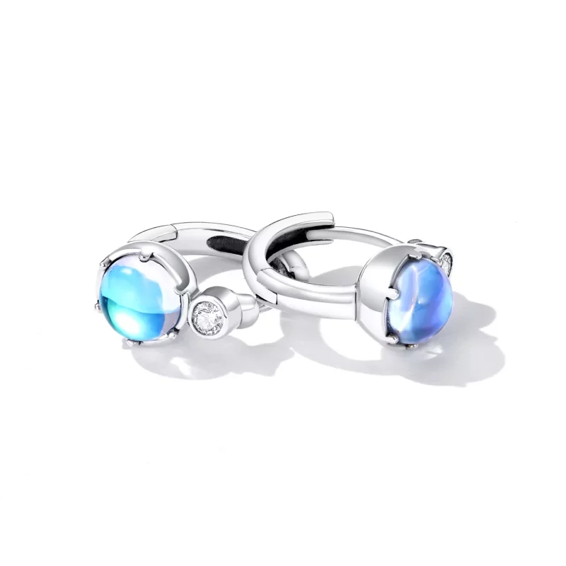 (imagen para) Pendientes de Aro Estilo Pandora Simple Symphony - SCE1411 - Ver 4