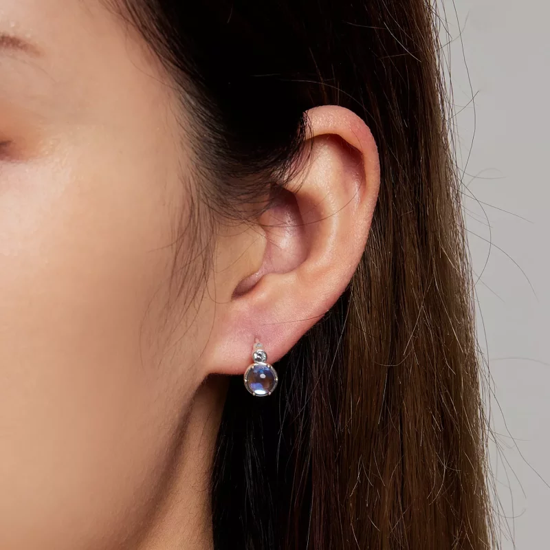 (imagen para) Pendientes de Aro Estilo Pandora Simple Symphony - SCE1411 - Ver 6