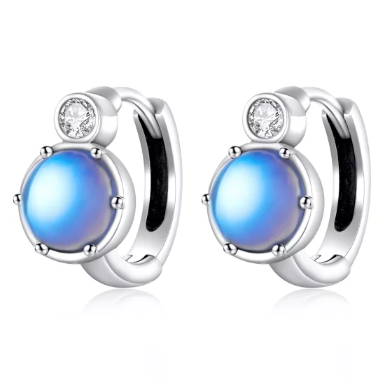 (imagen para) Pendientes de Aro Estilo Pandora Simple Symphony - SCE1411