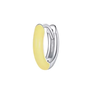 (imagen para) Pendientes de Aro Pequeños Estilo Pandora Amarillos - BSE488-YE