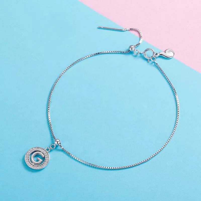 (imagen para) Colgante Pandora Style Me Wish con letra G - BSP001-G - Ver 2