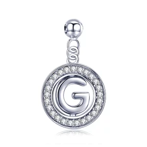 (imagen para) Colgante Pandora Style Me Wish con letra G - BSP001-G