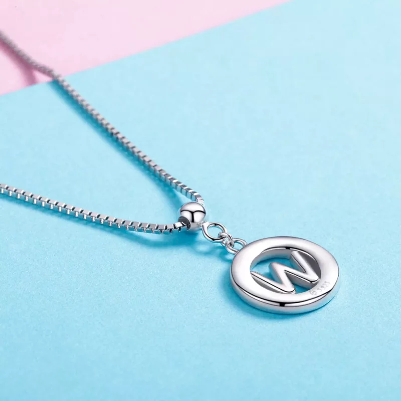 (imagen para) Colgante Pandora Style Me Wish Letter-W - BSP001-W - Ver 3