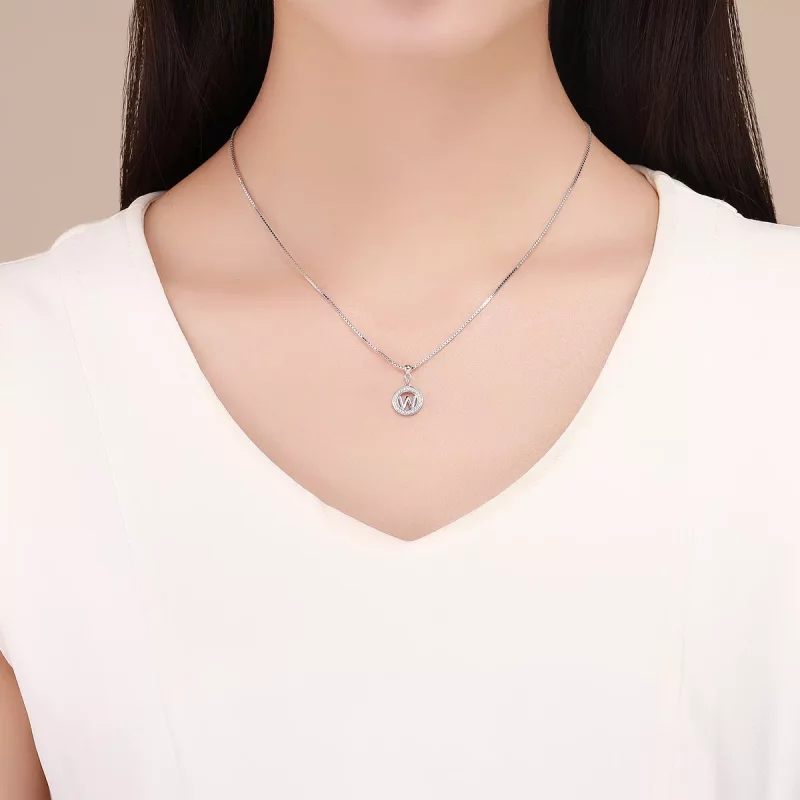 (imagen para) Colgante Pandora Style Me Wish Letter-W - BSP001-W - Ver 5