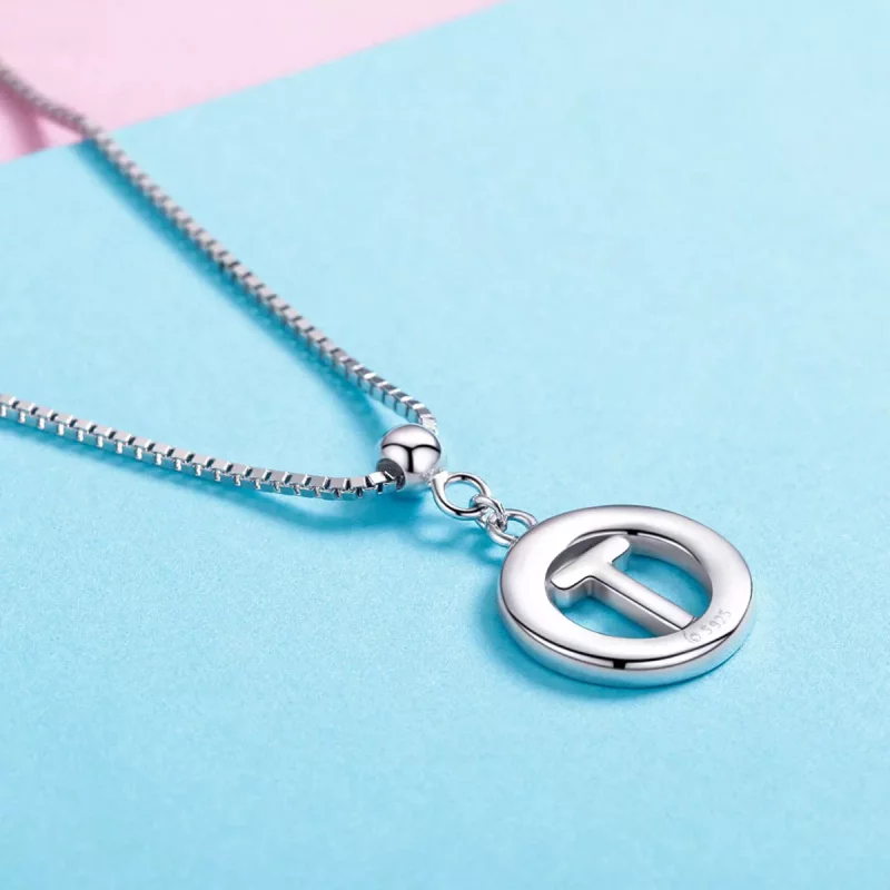 (imagen para) Pandora Estilo Me Desea Letra-T Colgante - BSP001-T - Ver 3