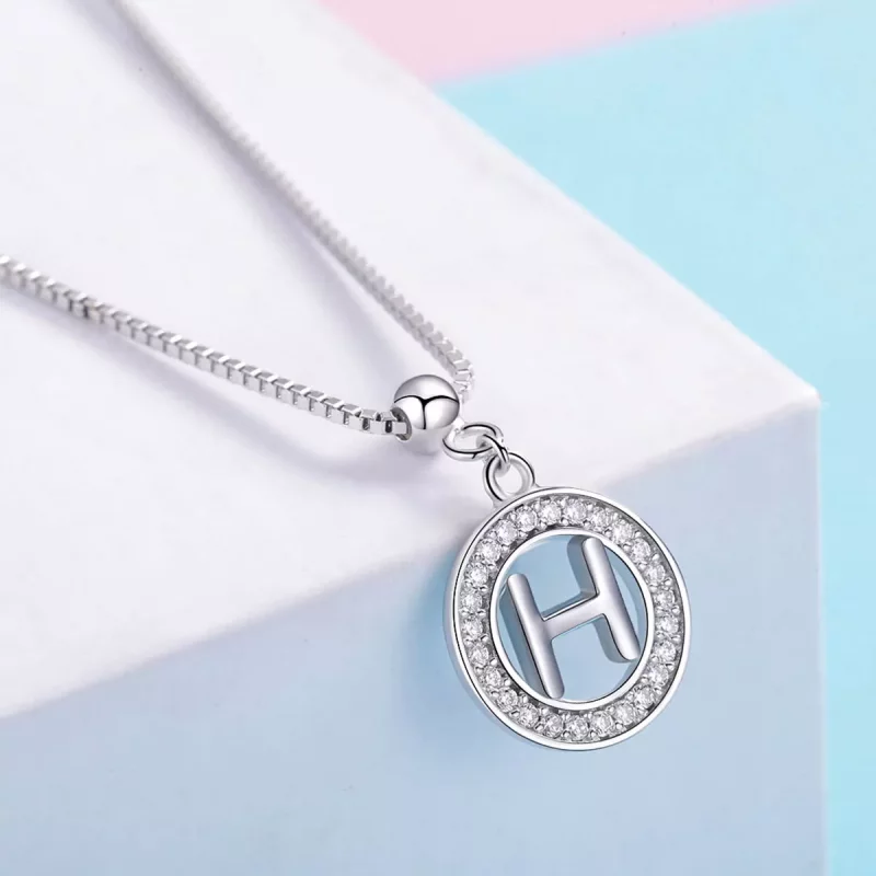 (imagen para) Pandora Estilo Me Deseo Letra-H Dangle - BSP001-H - Ver 4