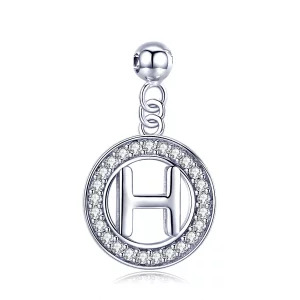 (imagen para) Pandora Estilo Me Deseo Letra-H Dangle - BSP001-H