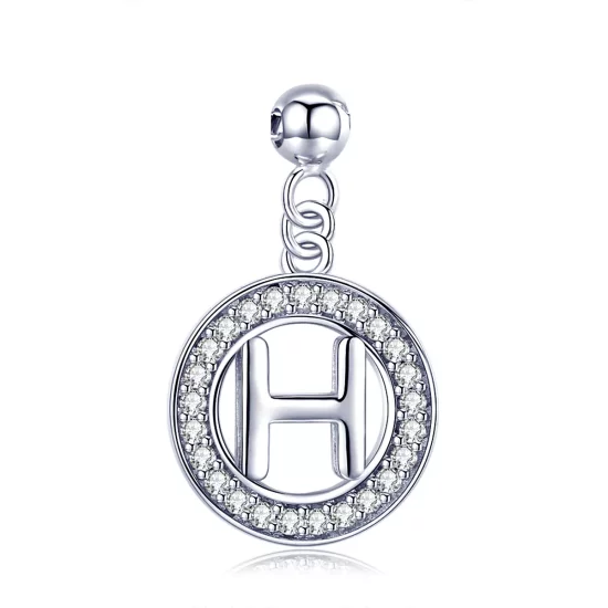 (imagen para) Pandora Estilo Me Deseo Letra-H Dangle - BSP001-H