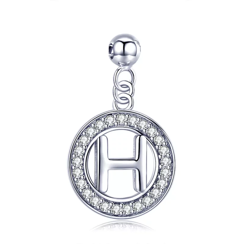 (imagen para) Pandora Estilo Me Deseo Letra-H Dangle - BSP001-H