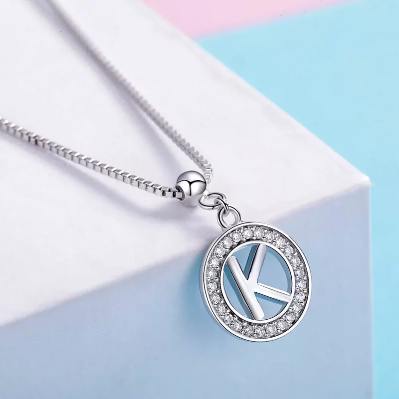 (imagen para) Pandora Estilo Me Deseo Letra-K Colgante - BSP001-K - Ver 4