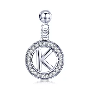 (imagen para) Pandora Estilo Me Deseo Letra-K Colgante - BSP001-K