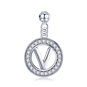 (imagen para) Pandora Estilo Me Deseo Letra-V Colgante - BSP001-V