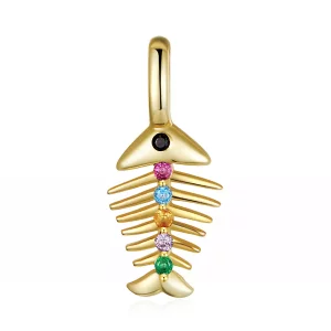 (imagen para) Pandora Style Me Pop Art - Colgante de Espina de Pez - SCP054