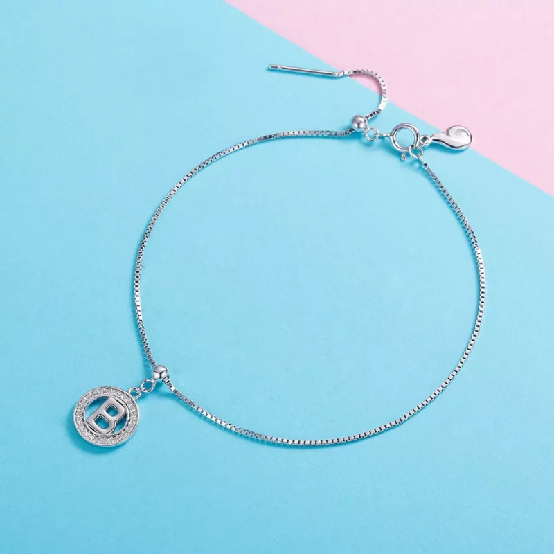 (imagen para) Pandora Style Me Wish Letra B Colgante - BSP001-B - Ver 2