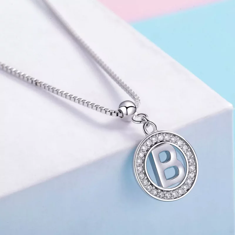 (imagen para) Pandora Style Me Wish Letra B Colgante - BSP001-B - Ver 4