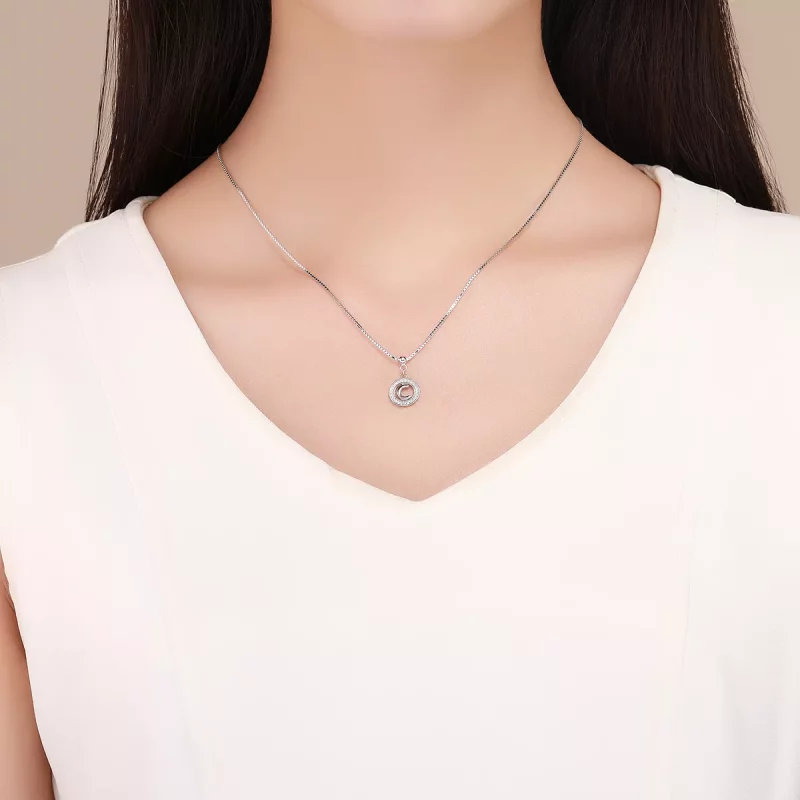 (imagen para) Pendiente Colgante Estilo Pandora Style Me Wish Letter-C - BSP001-C - Ver 5